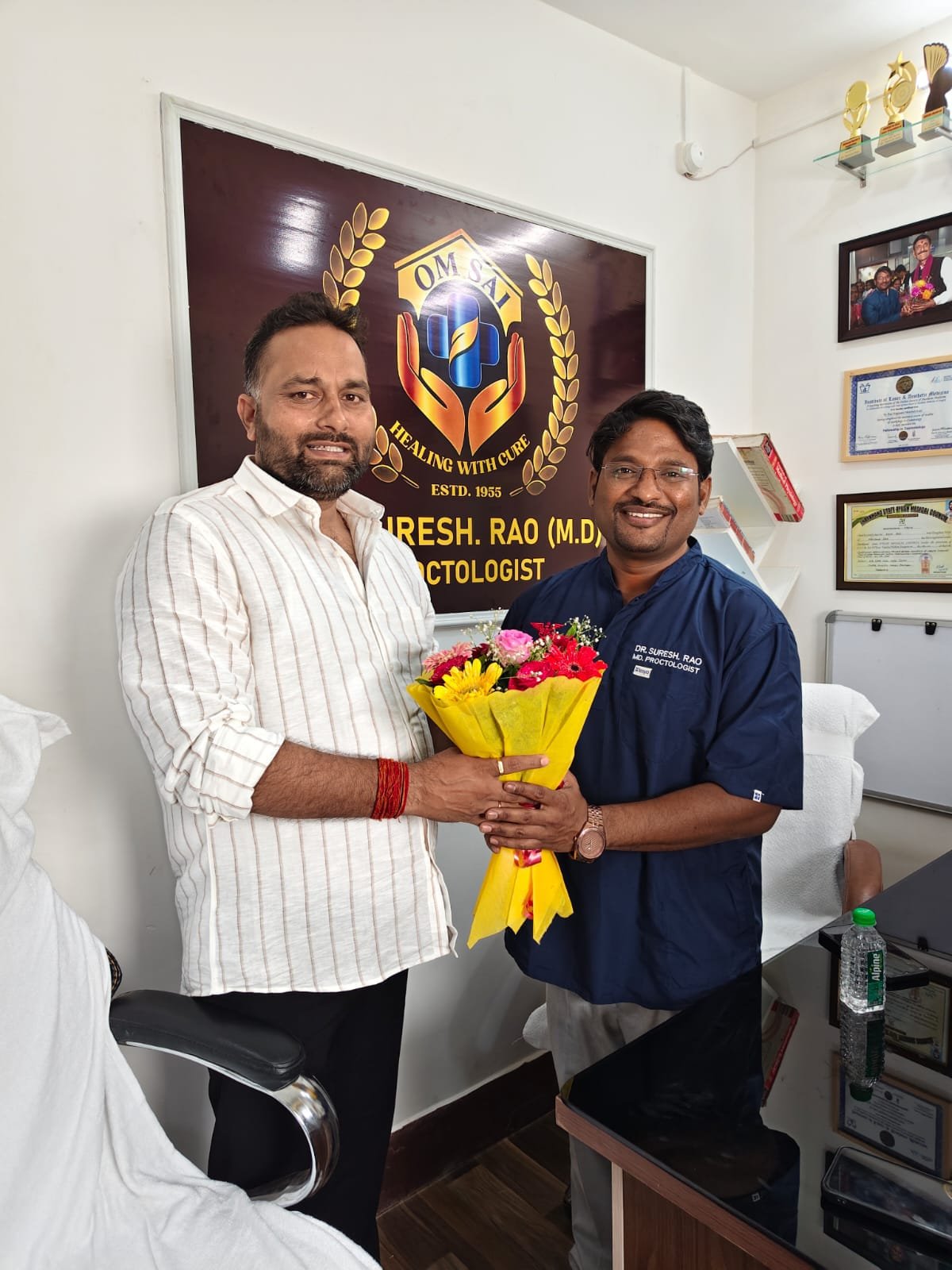 Dr. Suresh Rao, MD (Hon.), at Om Sai Piles Care in Ranchi